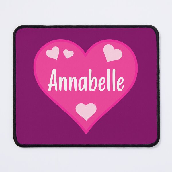 Item preview, Annabelle Name Pink Heart  designed and sold by Jeallan Designs.