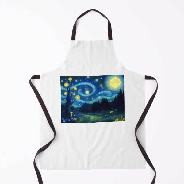 Item preview, Blue Starry Night - Magic Mushroom Forest #41 designed and sold by Scarlet Swan.