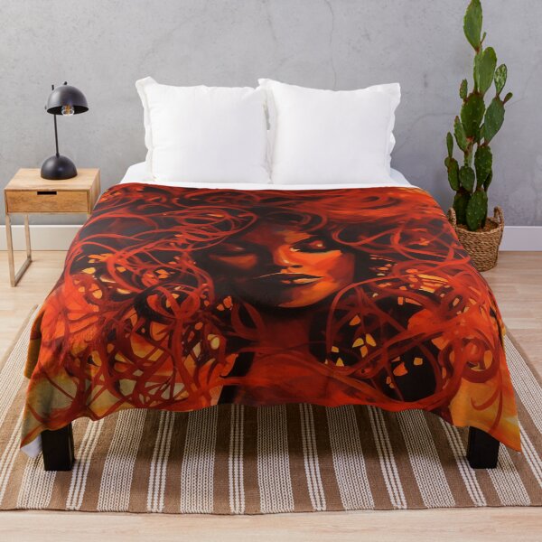 Item preview, Woman of Flames designed and sold by LivingArtClips.