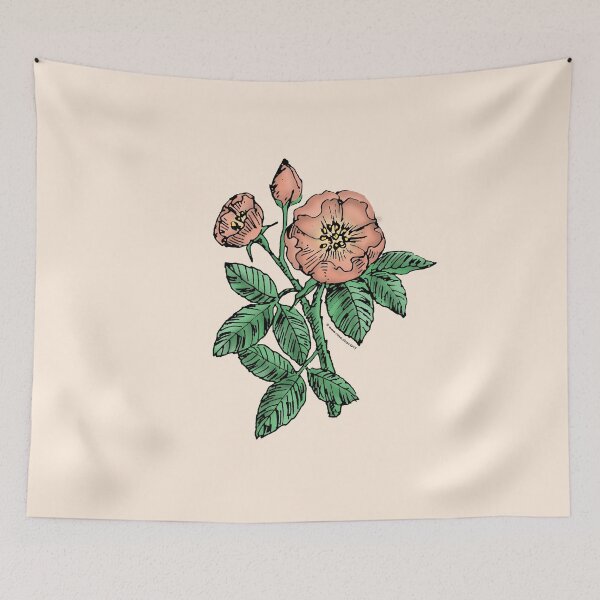 Item preview, Apricot Globular Rose Bloom Single 1-7 Petals Almost Flat designed and sold by Rachael Taylor.