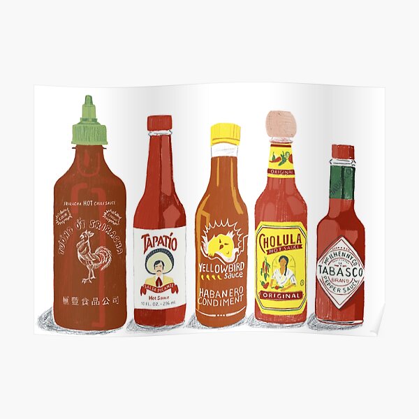 Hot hot hot sauce Poster
