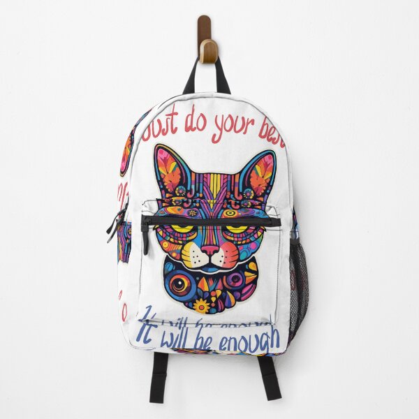Item preview, Just do your best. Sunset Cat designed and sold by ZingZest.