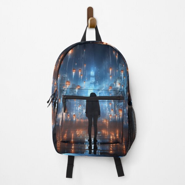 Item preview, Woman at Futuristic City designed and sold by oilidesing.