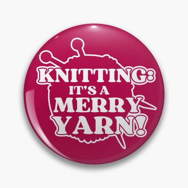 Item preview, Knitting Is A Merry Yarn designed and sold by McThingummy.