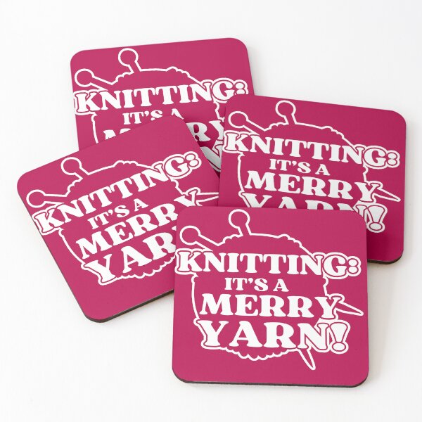 Item preview, Knitting Is A Merry Yarn designed and sold by McThingummy.