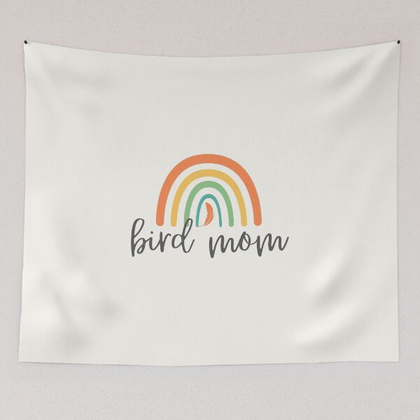 Item preview, Bird Mom - Feather - Colorful Rainbow -  Bird Mothers Gift designed and sold by patternjp.