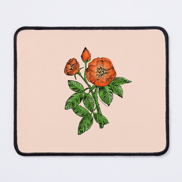 Item preview, Orange Globular Rose Bloom Single 1-7 Petals Almost Flat designed and sold by Rachael Taylor.