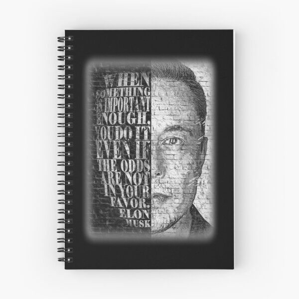 Item preview, Elon Musk - When Something is Important Do it Even if the Odds are Not in Your Favor designed and sold by WigOutlet.