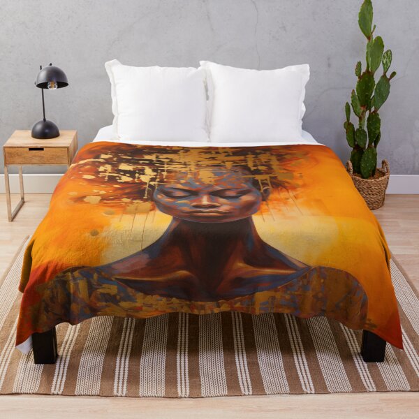Item preview, Woman of Flames designed and sold by LivingArtClips.