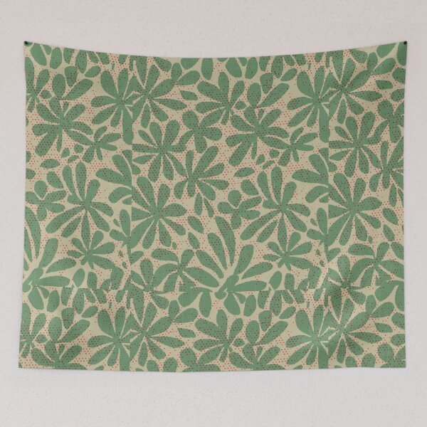 Item preview, Green flower pattern designed and sold by Chirayu1111.