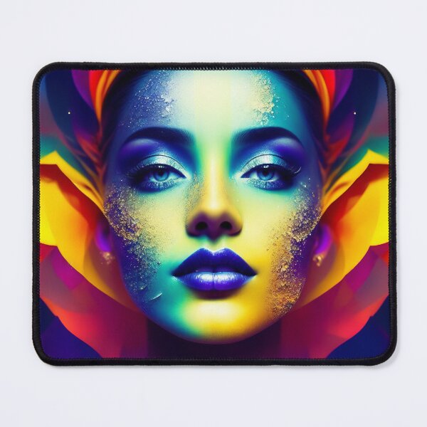 Item preview, Colorful Woman - Colorful Female Portrait designed and sold by Manos Ch.