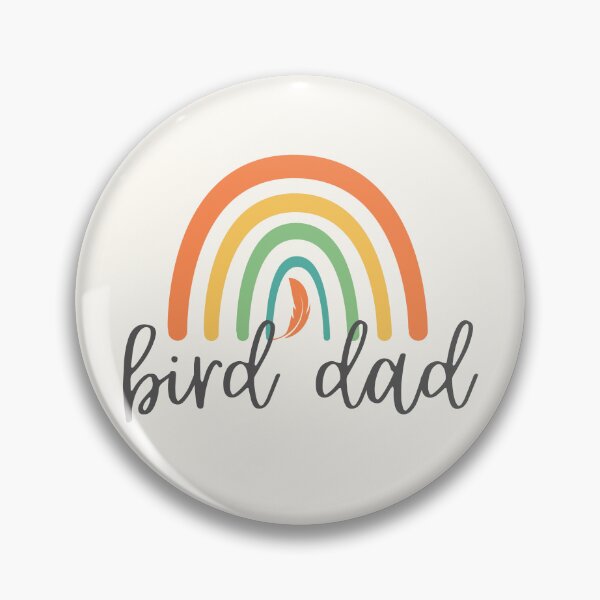 Item preview, Bird Dad - Feather - Colorful Rainbow -  Bird Fathers Gift designed and sold by patternjp.