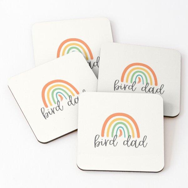 Item preview, Bird Dad - Feather - Colorful Rainbow -  Bird Fathers Gift designed and sold by patternjp.