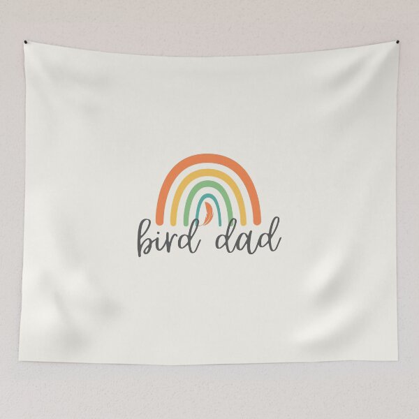 Item preview, Bird Dad - Feather - Colorful Rainbow -  Bird Fathers Gift designed and sold by patternjp.