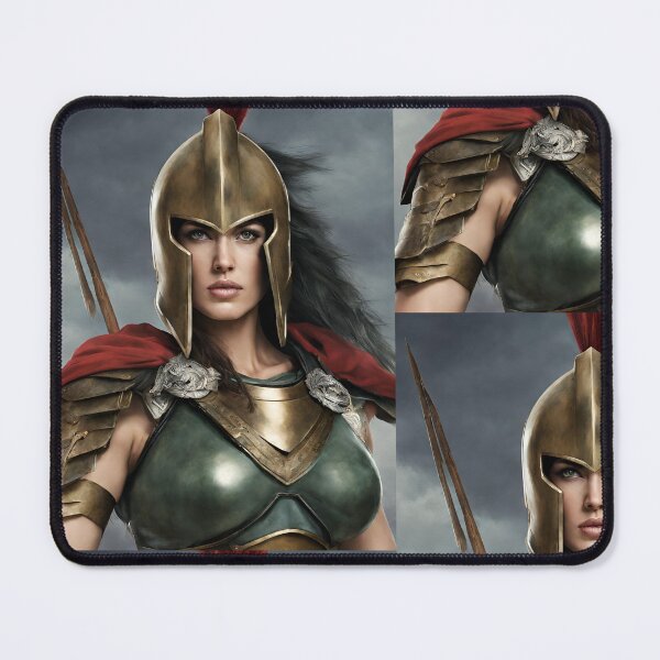 Item preview, brave spartan woman designed and sold by Eclatea store.