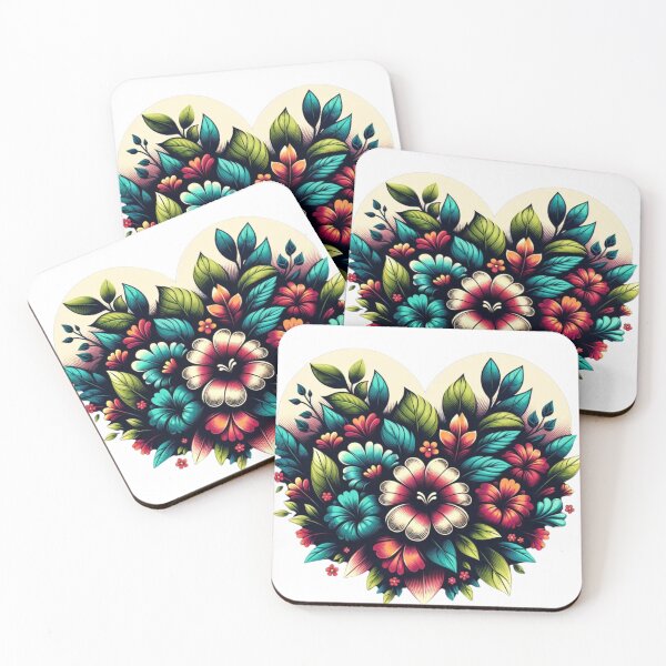 Item preview, Blossoming Affection: A Heart in Bloom designed and sold by Fourseason664.
