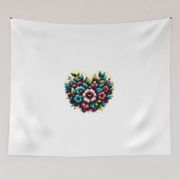 Item preview, Blossoming Affection: A Heart in Bloom designed and sold by Fourseason664.