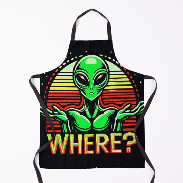 Item preview, Art By Minga Where? Green Alien Design designed and sold by Artbyminga.