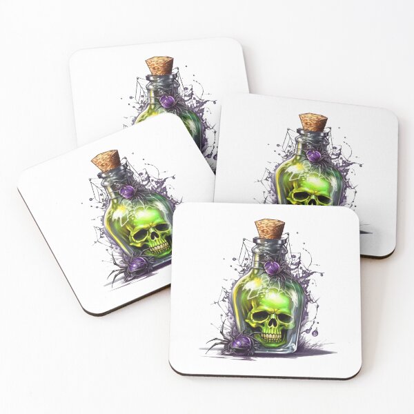 Item preview, Spiders And Skull Spell Jar designed and sold by OutbreakDesigns.