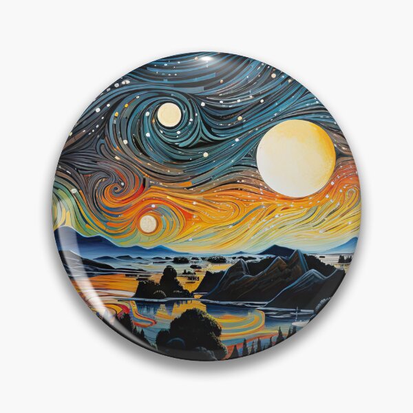 Item preview, Blue Valley Mountains designed and sold by OccultDreams.