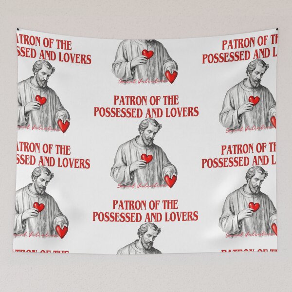 Item preview, Saint Valentine Patron of the possessed and lovers designed and sold by MyCraftForYOU.