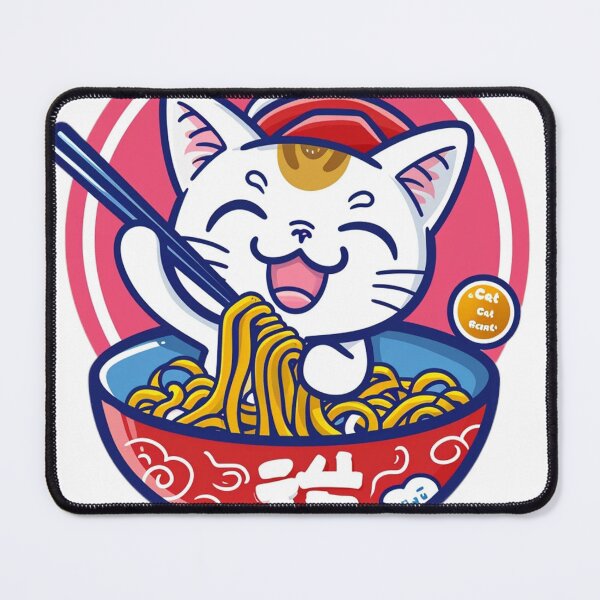 Item preview, Noodle Purr-fection: The Ramen Cat Delight designed and sold by defencepalaces.