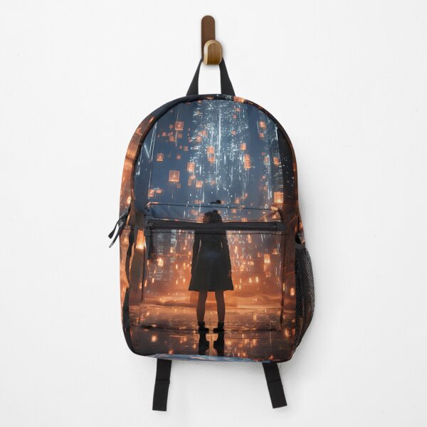 Item preview, Person goes on the street at Futuristic City designed and sold by oilidesing.
