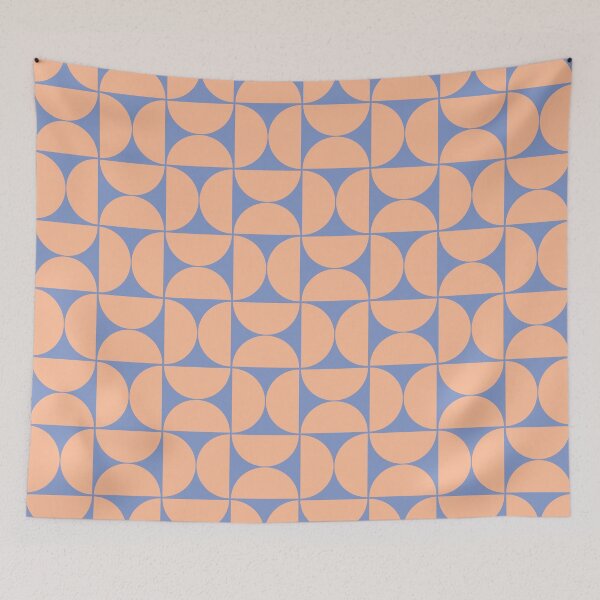Item preview, Mid-Century Modern Pattern No.61 Mini - Grapemist and Peach Fuzz designed and sold by Zoltan Ratko.