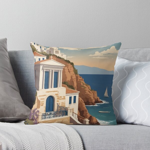 Artikelvorschau, 001 Vintage Greece Poster Design entworfen und verkauft von Alexis Art Collection.