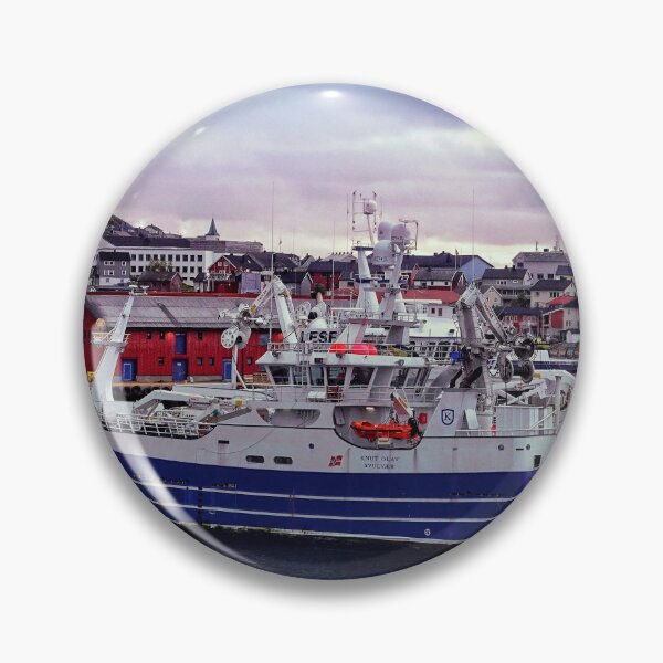 Item preview, The Knut Olav Svolvaer  mooring in Honningsvag Norway designed and sold by RosRidleyPhoto.