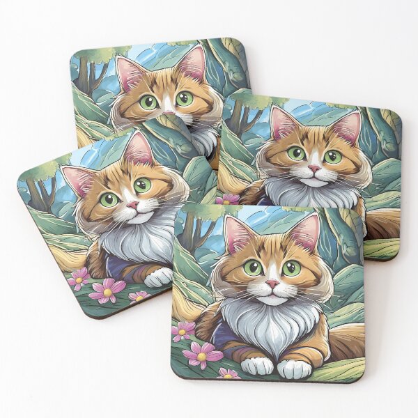 Item preview, Cute Multicored Kitty Cat  designed and sold by unthinkabletees.
