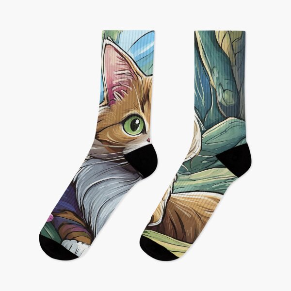 Item preview, Cute Multicored Kitty Cat  designed and sold by unthinkabletees.