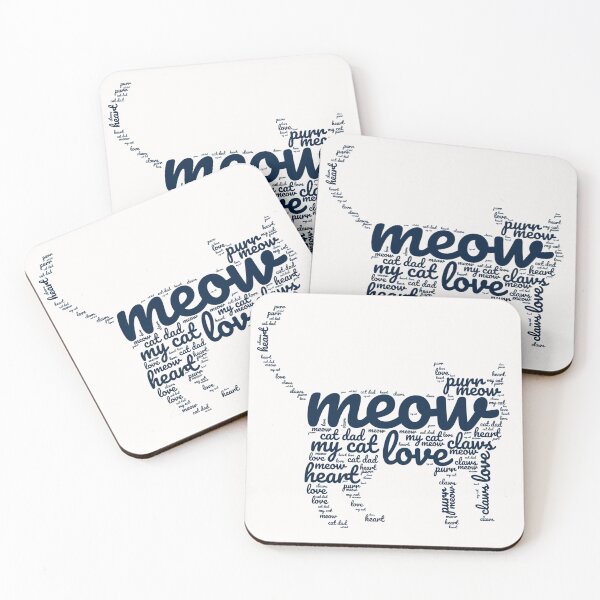 Item preview, Words Cat Dad designed and sold by SoulPaws.