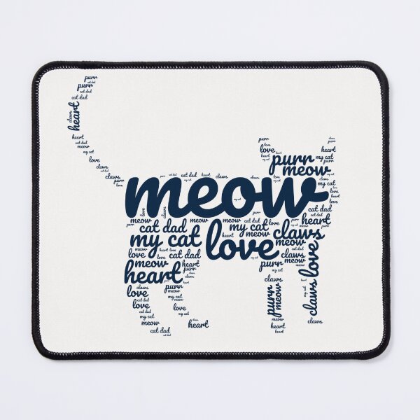 Item preview, Words Cat Dad designed and sold by SoulPaws.
