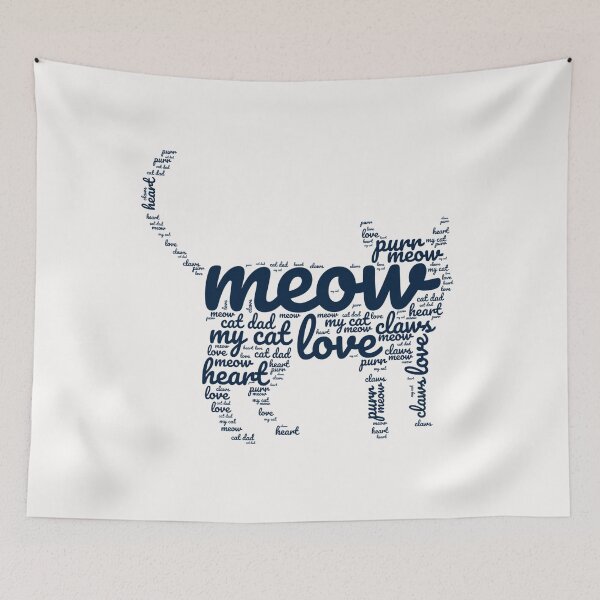 Item preview, Words Cat Dad designed and sold by SoulPaws.