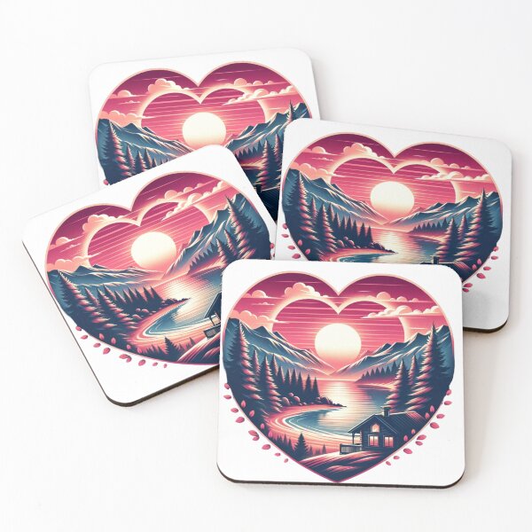Item preview, Tranquil Devotion: Lakeside Love Reflection designed and sold by Fourseason664.