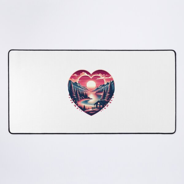 Item preview, Tranquil Devotion: Lakeside Love Reflection designed and sold by Fourseason664.