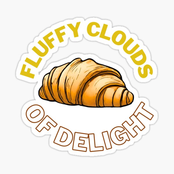 Fluffy Clouds of Delight Sticker
