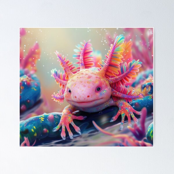 Item preview, Axolotl I Axolotl Questions Salamander Colorful designed and sold by NateFellhauer.