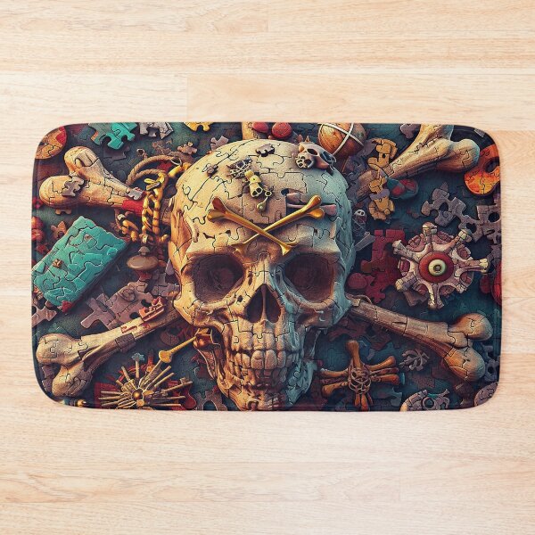 Item preview, Cyber skull Mouse Pad Mat 2 designed and sold by 3 CITIES.