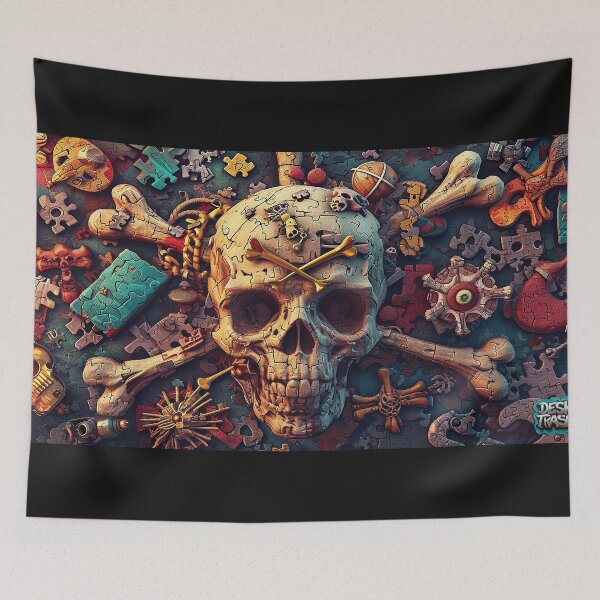 Item preview, Cyber skull Mouse Pad Mat 2 designed and sold by 3 CITIES.