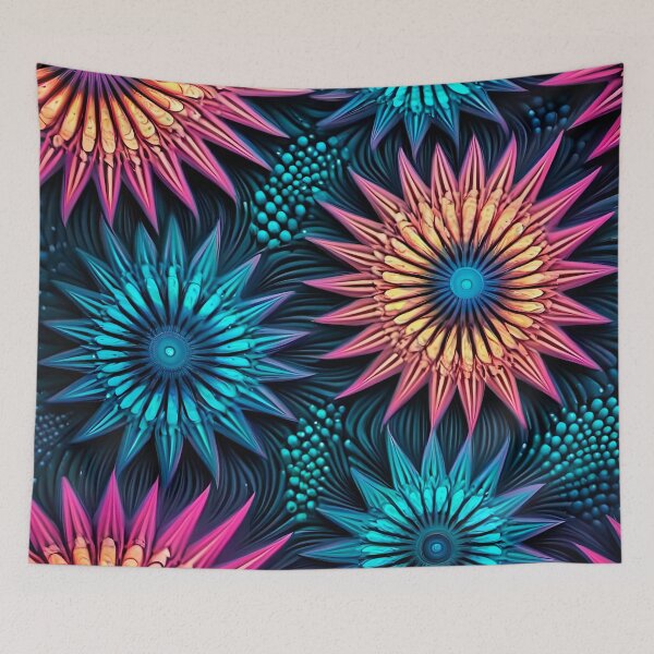 Item preview, Digital flowers series 6 designed and sold by artedamensagem.