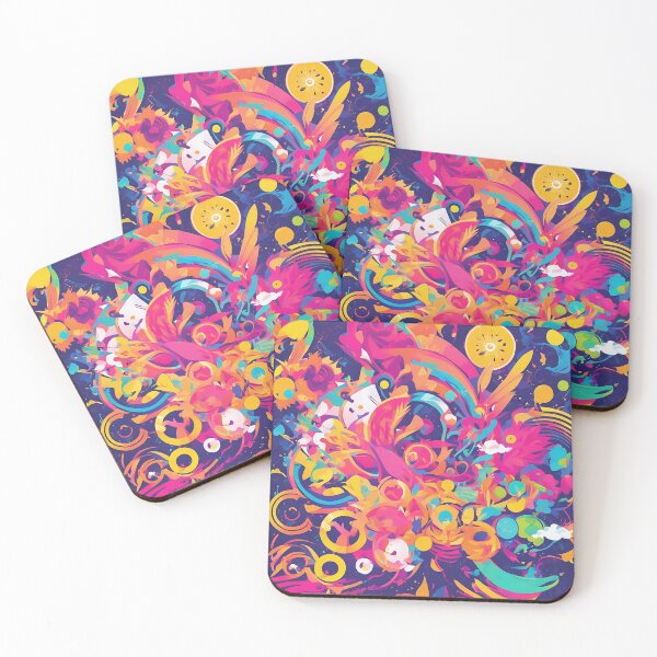 Item preview, Embrace Vibrant Expressionism: Colorful Abstract Metal Prints designed and sold by tshirt-agent.