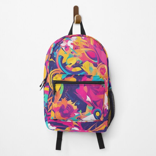 Item preview, Embrace Vibrant Expressionism: Colorful Abstract Metal Prints designed and sold by tshirt-agent.