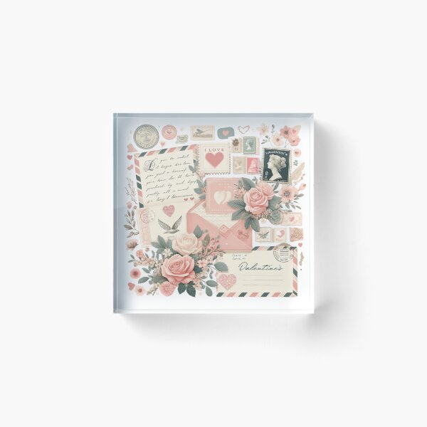 Item preview, Retro Romance: Vintage Valentine Collage designed and sold by Fourseason664.