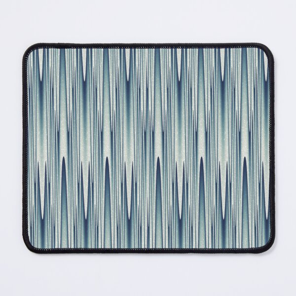 Item preview, Art Nouveau Bamboo Rain Abstract Geometric Blue Green Pattern designed and sold by MarikaJohnson.