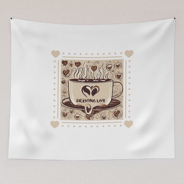 Item preview, Brewing Love designed and sold by LevelUpYourMotivation.