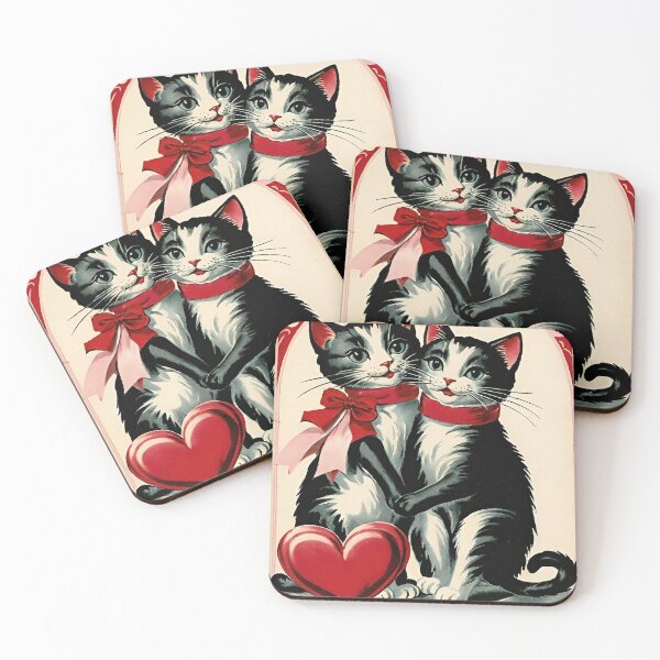 Item preview, Valentine Cats in Love designed and sold by AiAestheticPics & More....