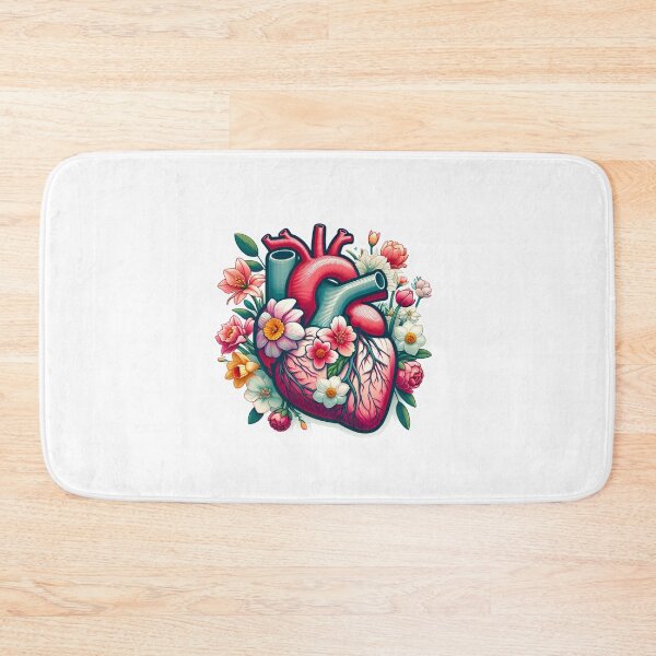 Item preview, Floral Anatomy Artistic Illustration The Heart- Die- Cut Sticker Volume 2 designed and sold by mymagicstoreus.