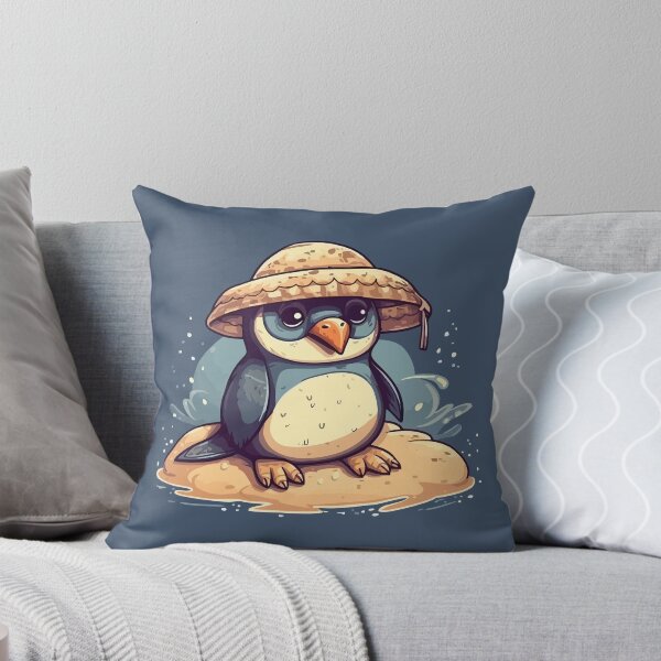 Item preview, Cute Penguin Chilling on the Beach designed and sold by Amir Faysal.